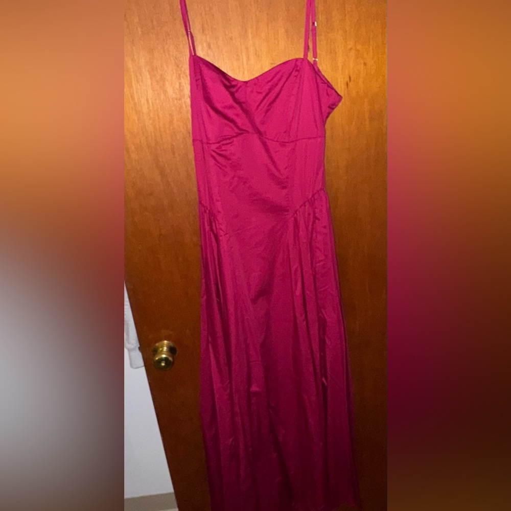 Abercrombie & Fitch Pink Spaghetti Strap Sundress